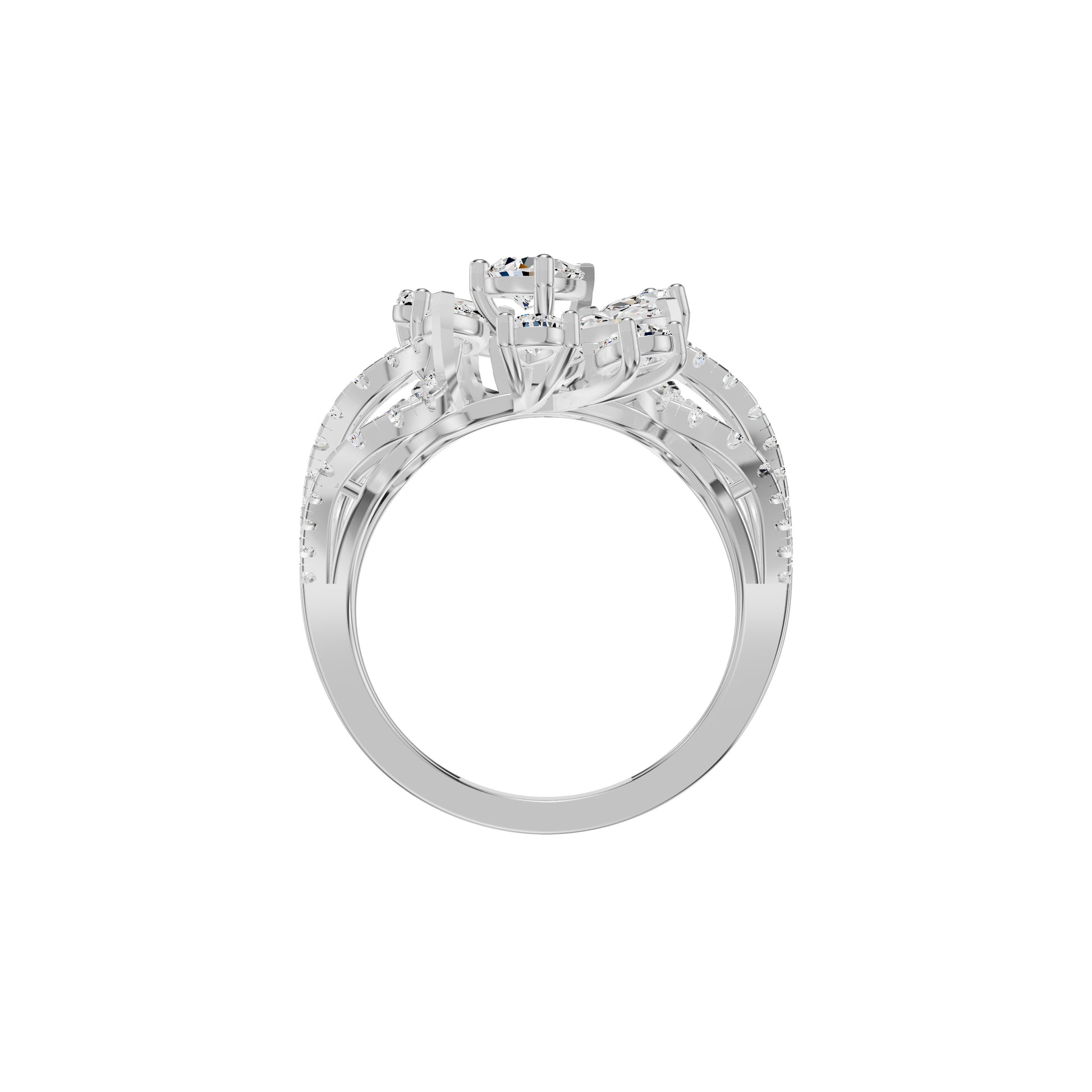 DLR002064 18 KT / White Gold / 18