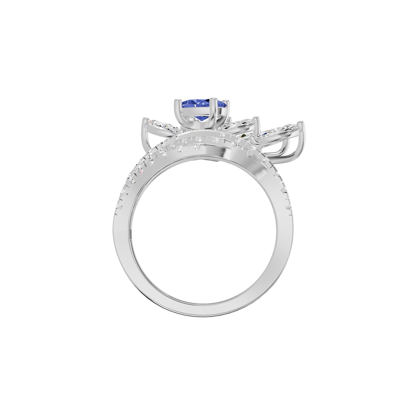 DLR002066 18 KT / White Gold / 18