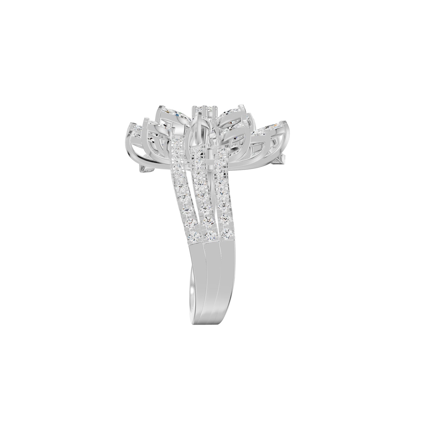 DLR002067 18 KT / White Gold / 18