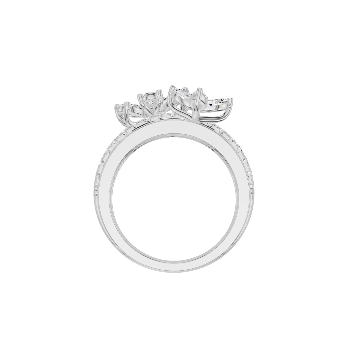 DLR002068 18 KT / White Gold / 18