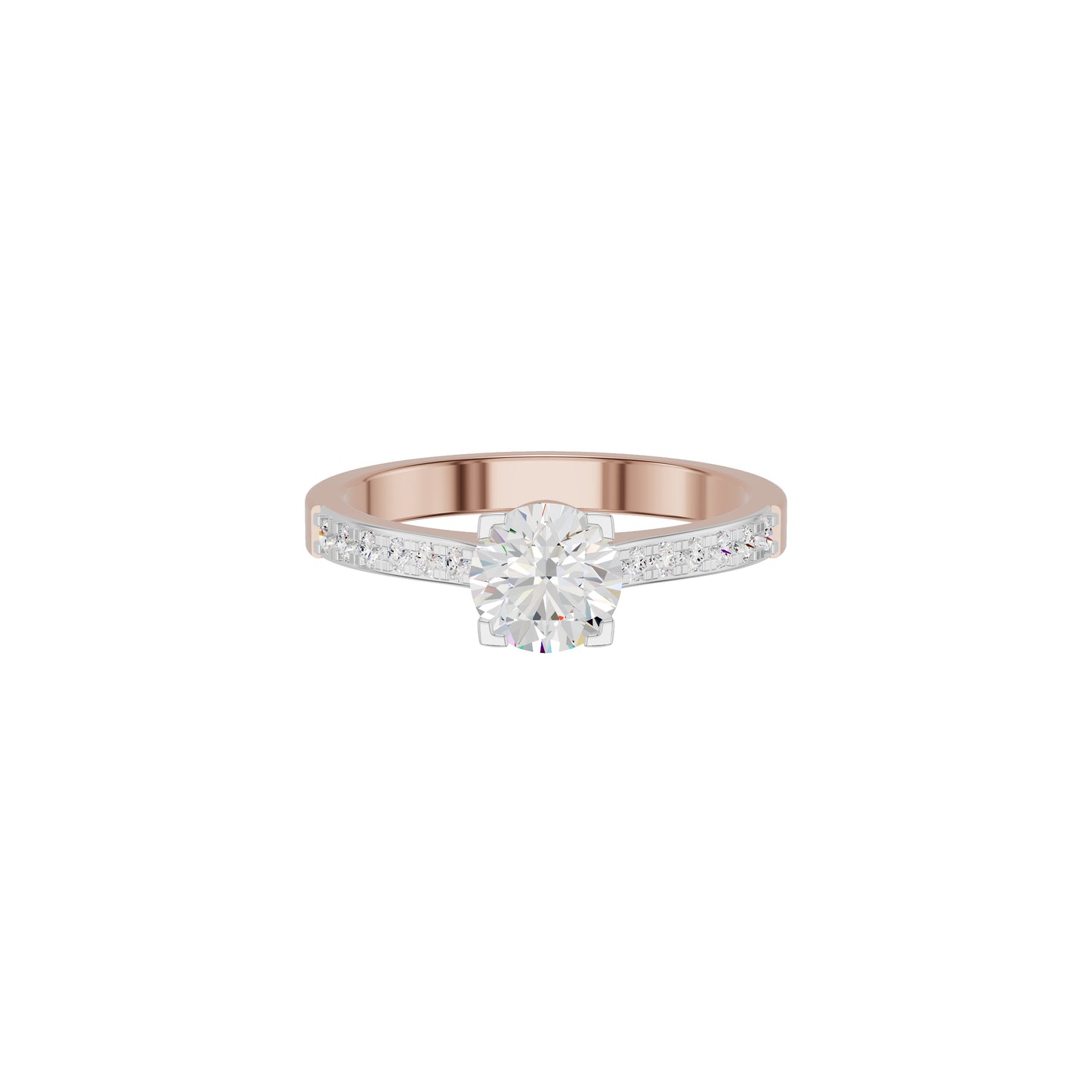 Timeless Sparkle Diamond Ring 18 KT / Rose Gold / 18