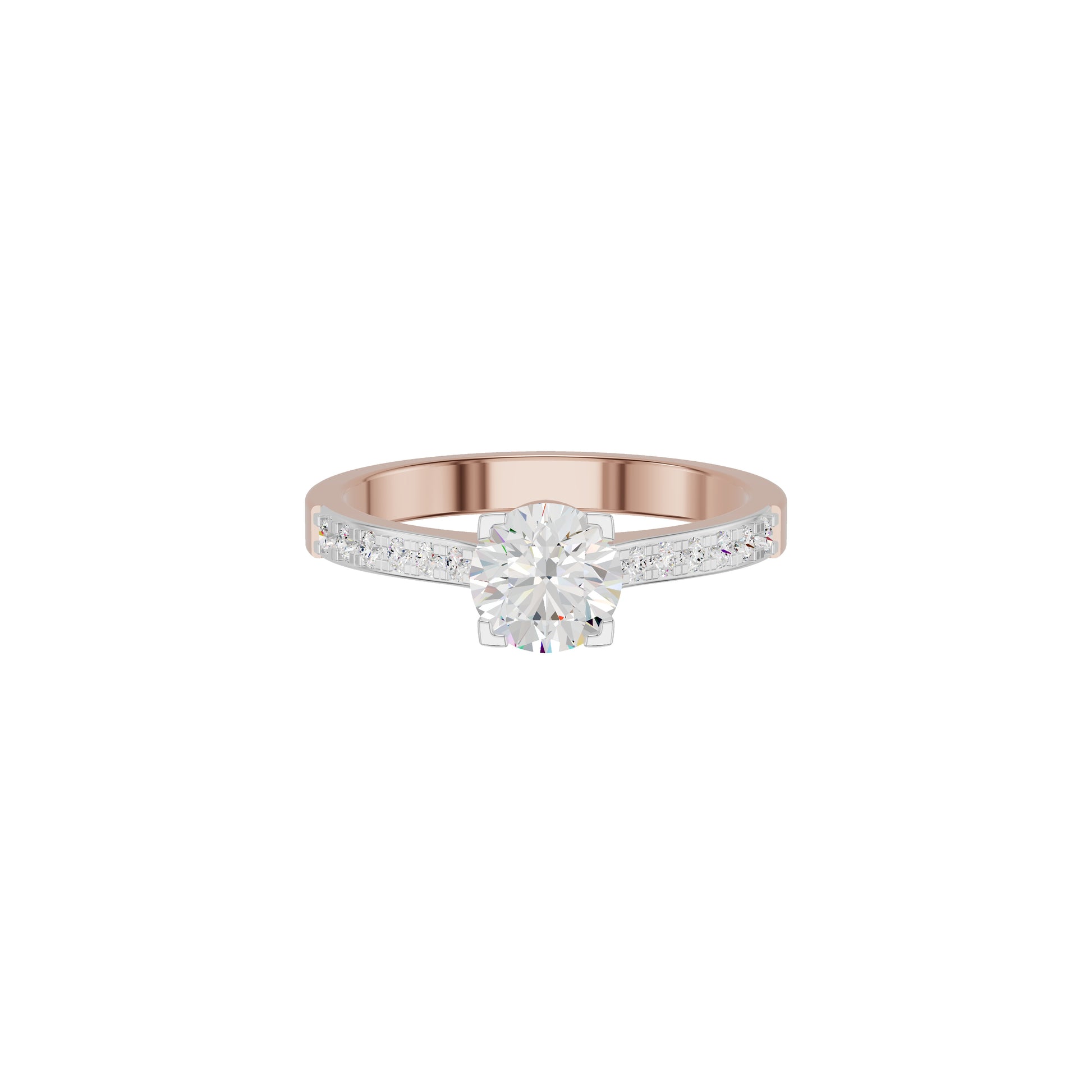 Timeless Sparkle Diamond Ring 18 KT / Rose Gold / 18