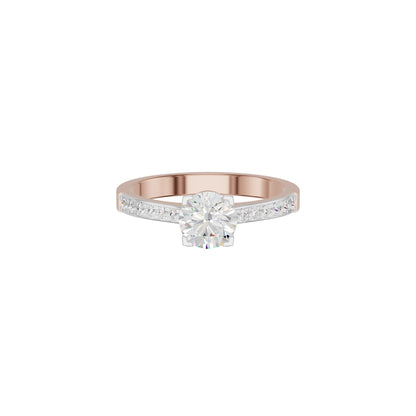 Timeless Sparkle Diamond Ring 18 KT / Rose Gold / 18