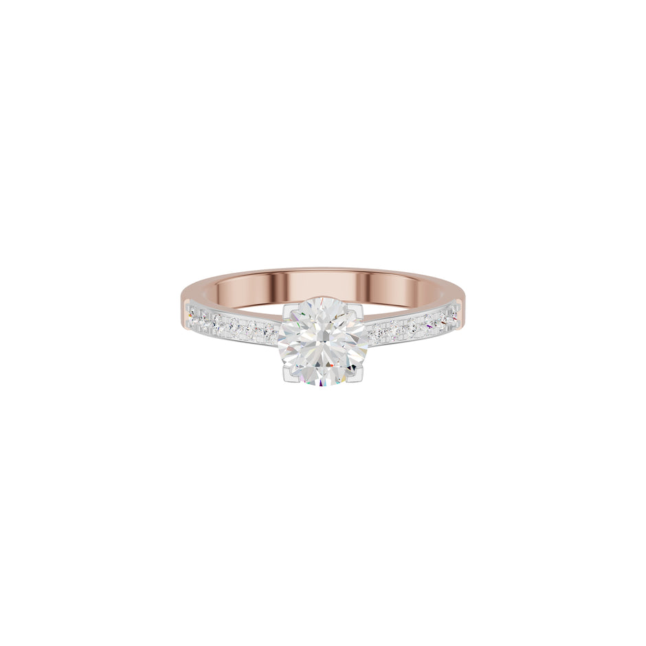 Timeless Sparkle Diamond Ring 18 KT / Rose Gold / 18