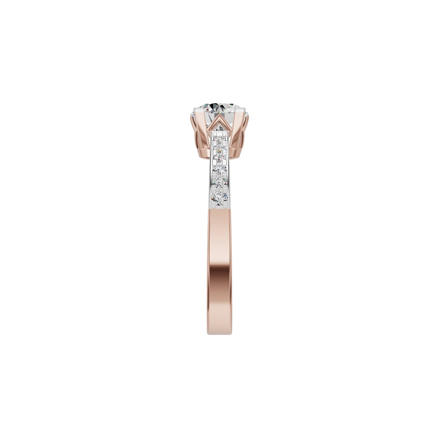 Timeless Sparkle Diamond Ring 18 KT / Rose Gold / 18