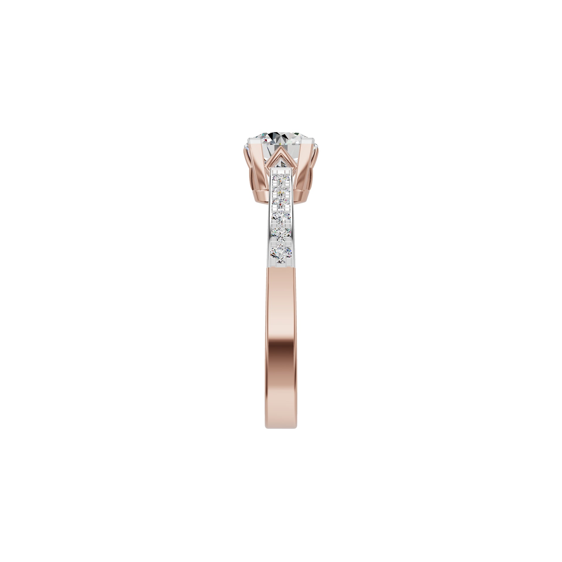 Timeless Sparkle Diamond Ring 18 KT / Rose Gold / 18
