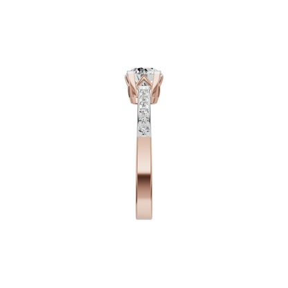 Timeless Sparkle Diamond Ring 18 KT / Rose Gold / 18