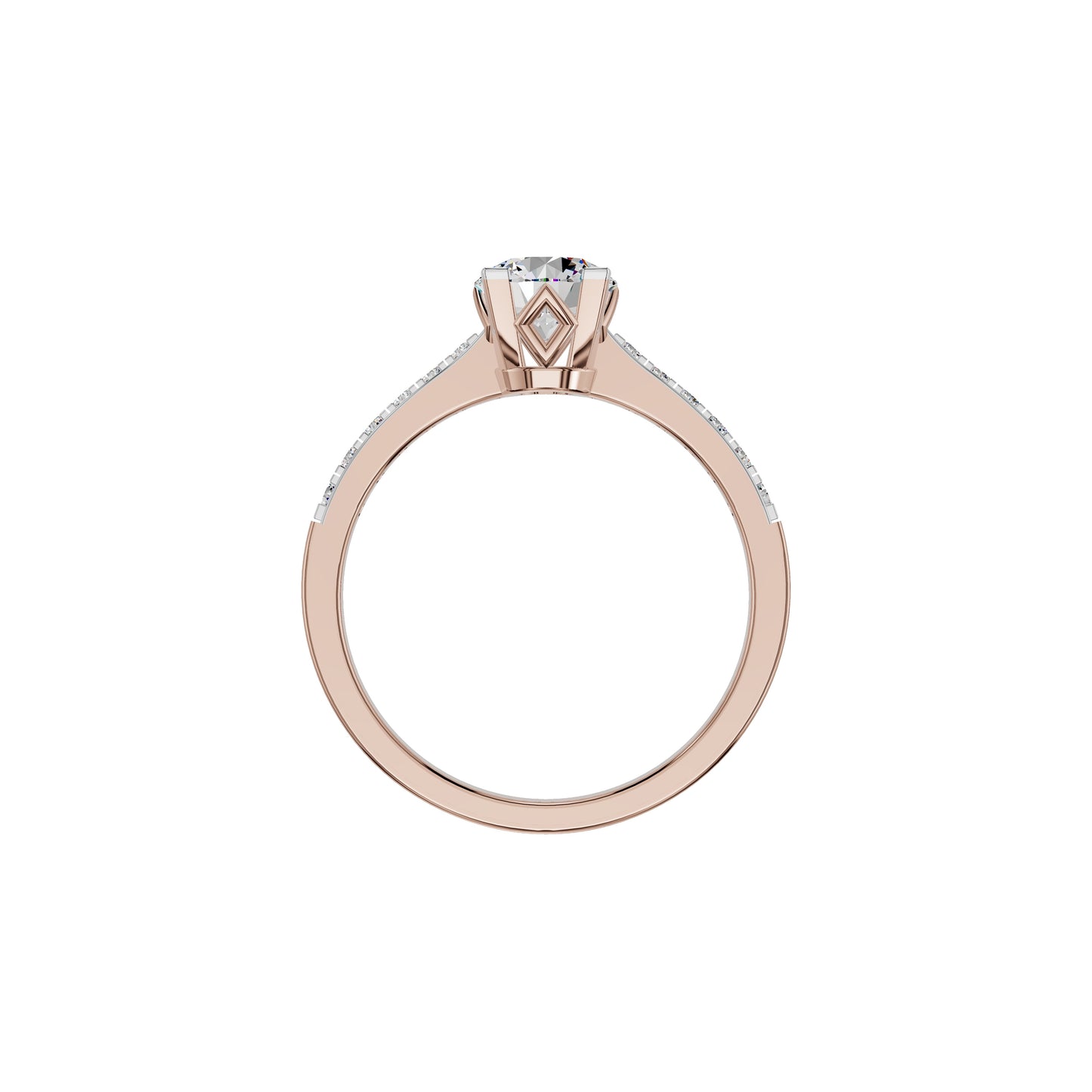 Timeless Sparkle Diamond Ring 18 KT / Rose Gold / 18