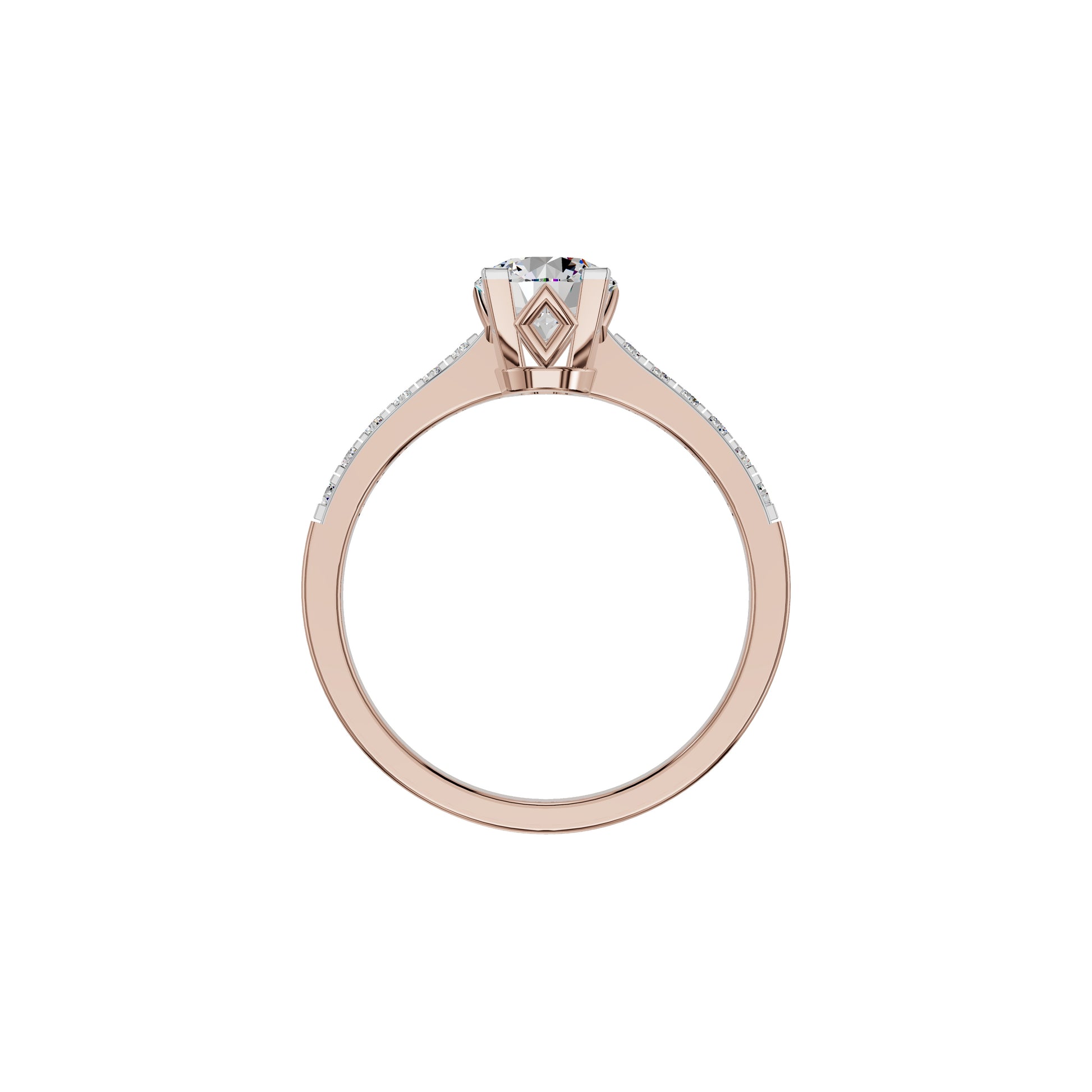 Timeless Sparkle Diamond Ring 18 KT / Rose Gold / 18