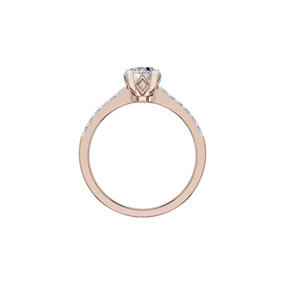 Timeless Sparkle Diamond Ring 18 KT / Rose Gold / 18
