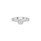 Timeless Sparkle Diamond Ring 18 KT / White Gold / 18