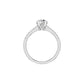 Timeless Sparkle Diamond Ring 18 KT / White Gold / 18