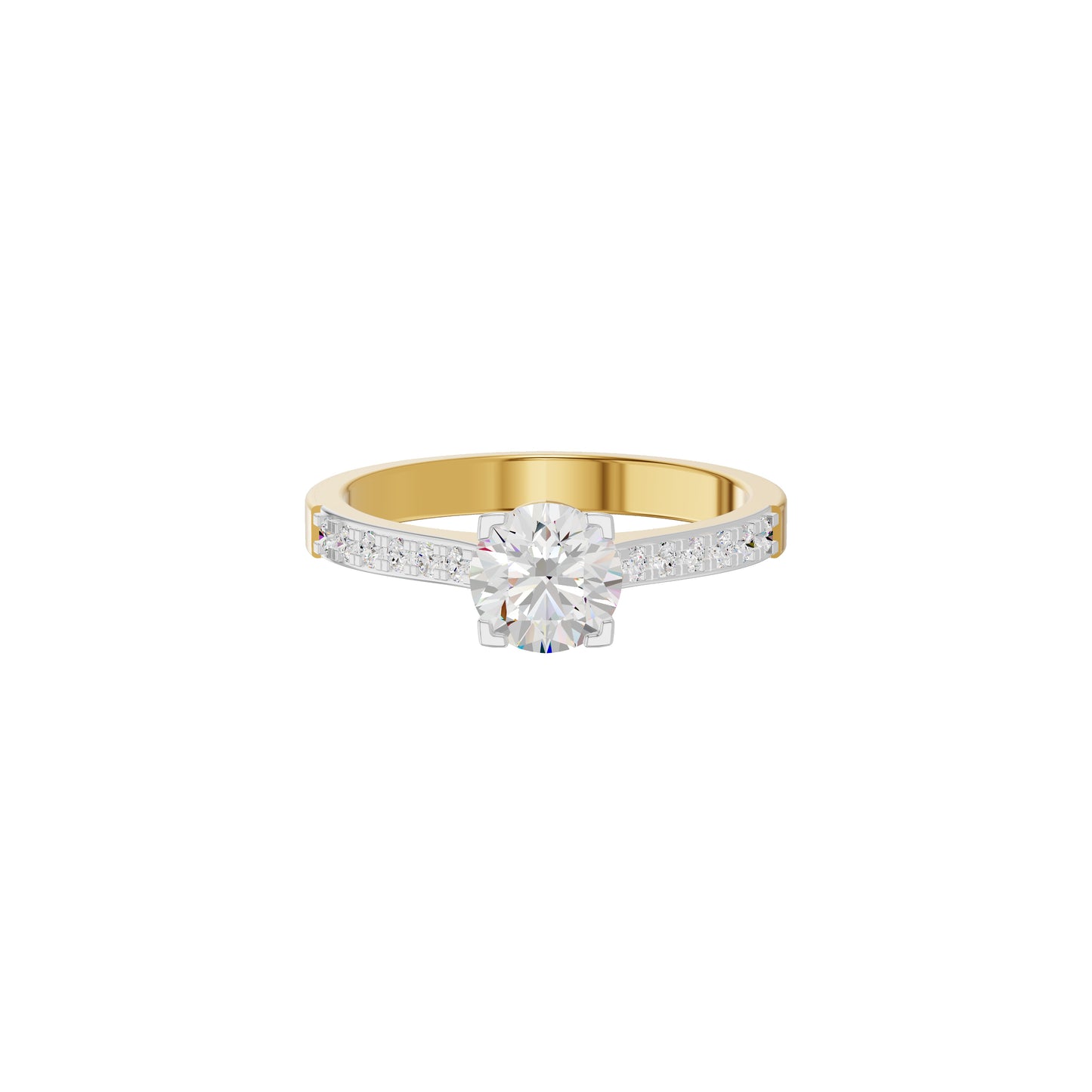 Timeless Sparkle Diamond Ring 18 KT / Yellow Gold / 18