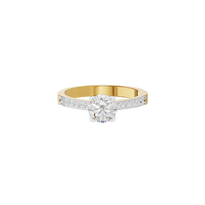 Timeless Sparkle Diamond Ring 18 KT / Yellow Gold / 18