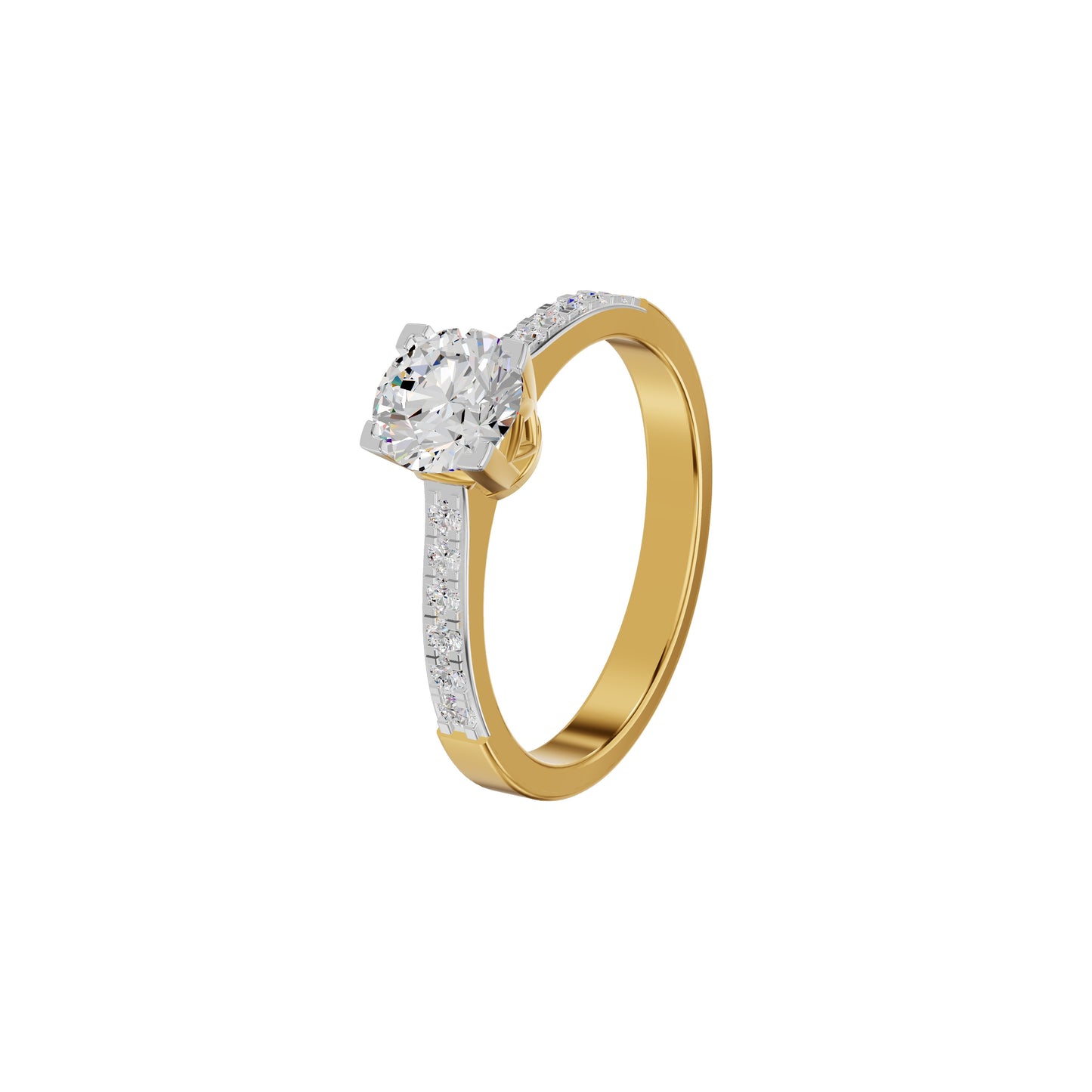 Timeless Sparkle Diamond Ring 18 KT / Yellow Gold / 18