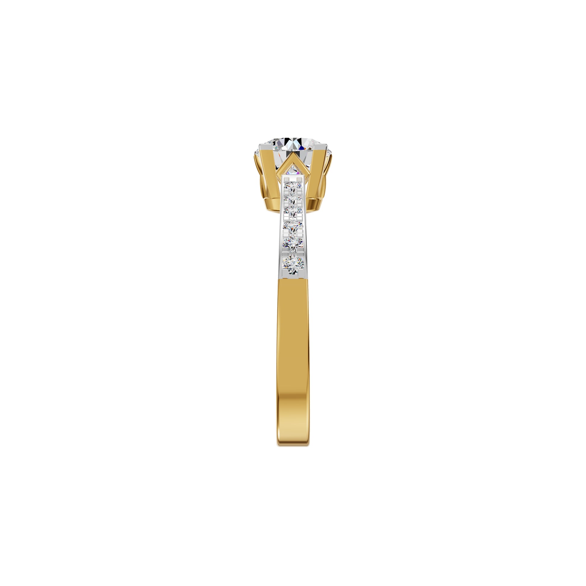 Timeless Sparkle Diamond Ring 18 KT / Yellow Gold / 18