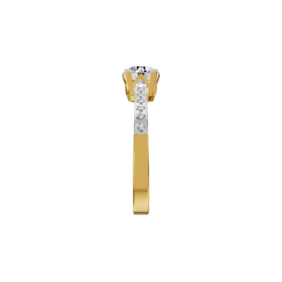 Timeless Sparkle Diamond Ring 18 KT / Yellow Gold / 18