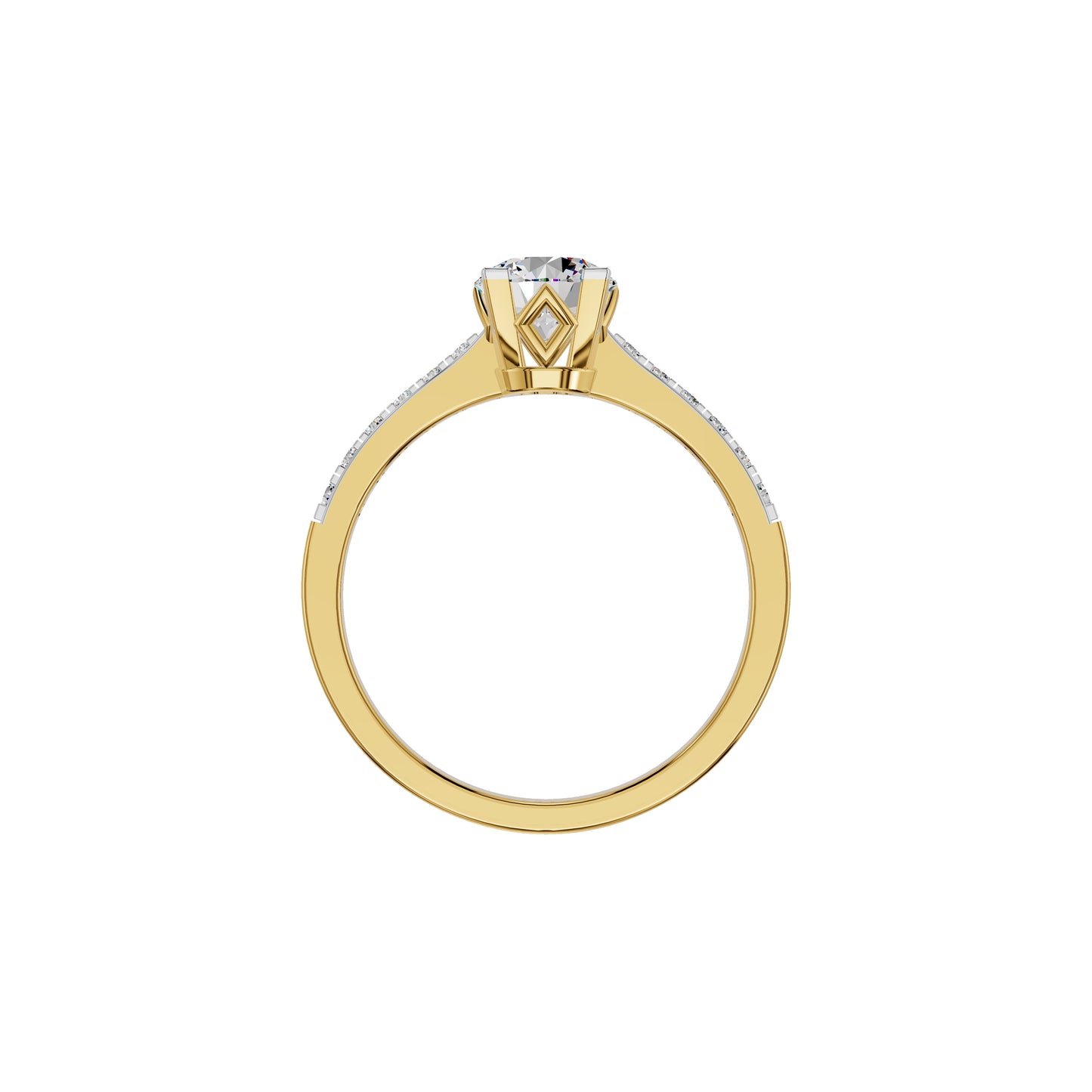 Timeless Sparkle Diamond Ring 18 KT / Yellow Gold / 18