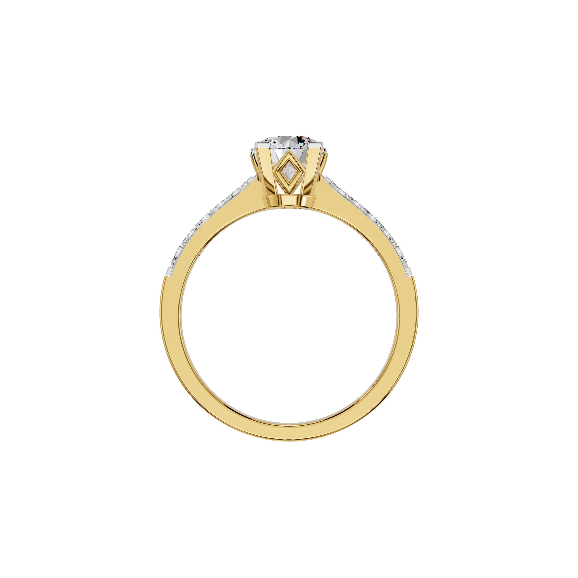 Timeless Sparkle Diamond Ring 18 KT / Yellow Gold / 18