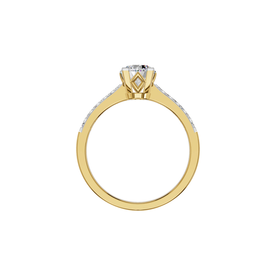 Timeless Sparkle Diamond Ring 18 KT / Yellow Gold / 18