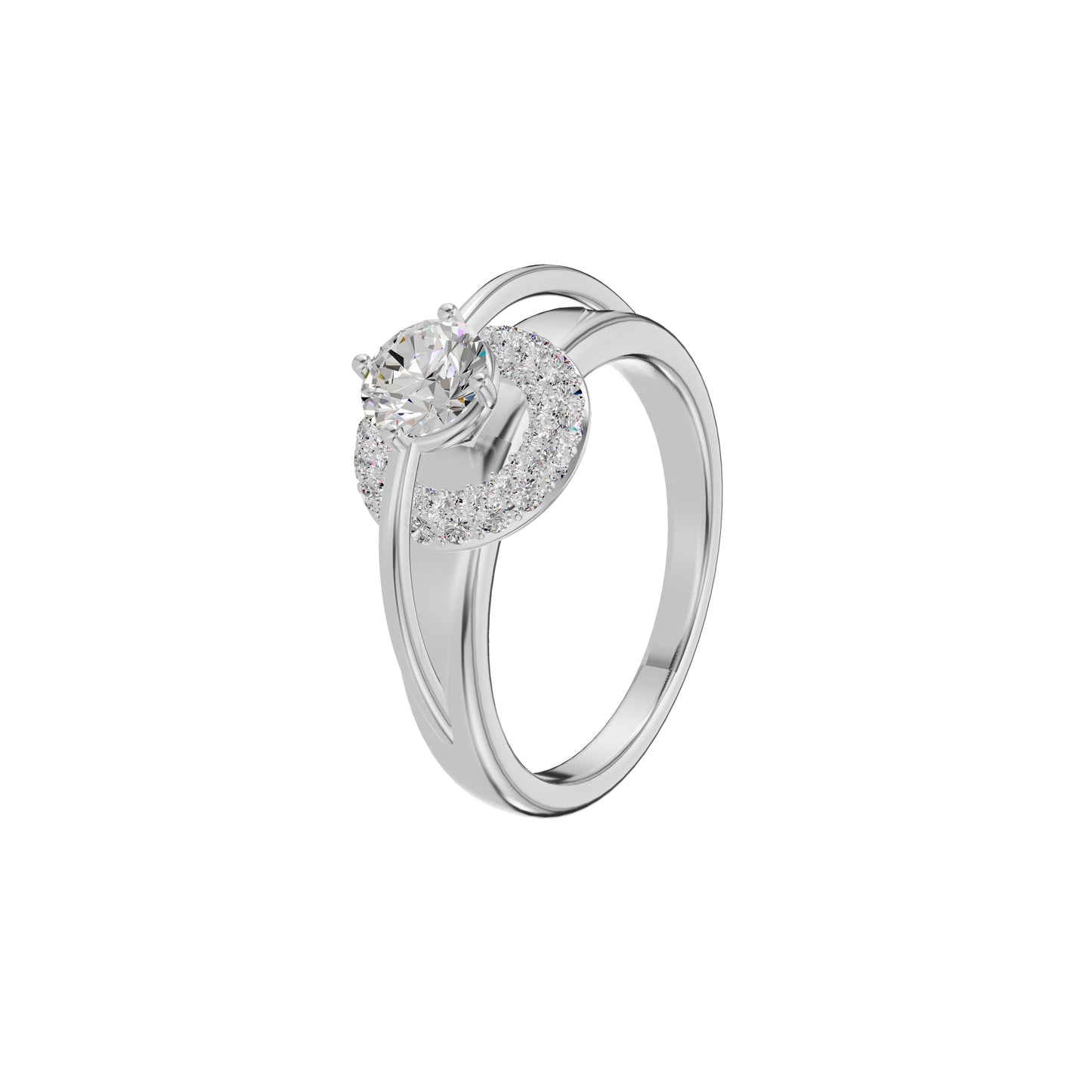 DLR002130 18 KT / White Gold / 18