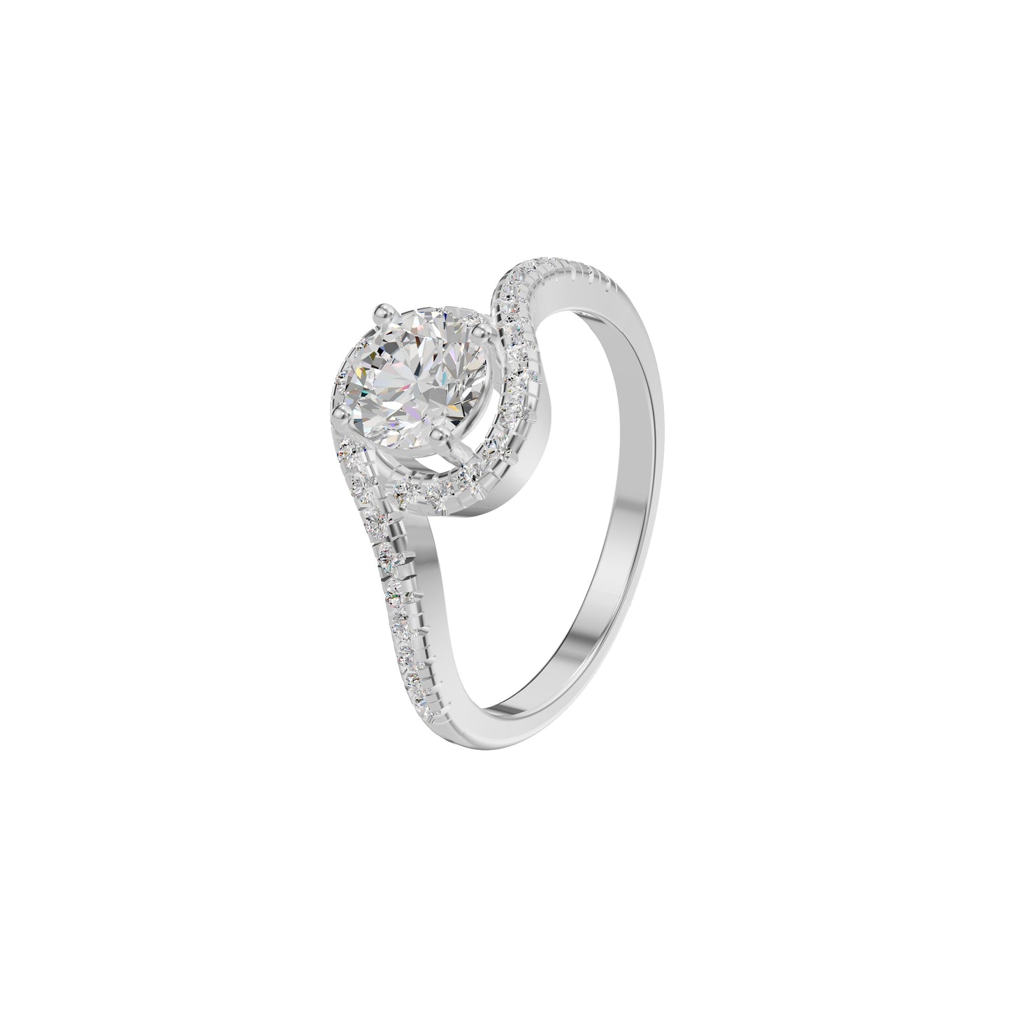 DLR002131 18 KT / White Gold / 18