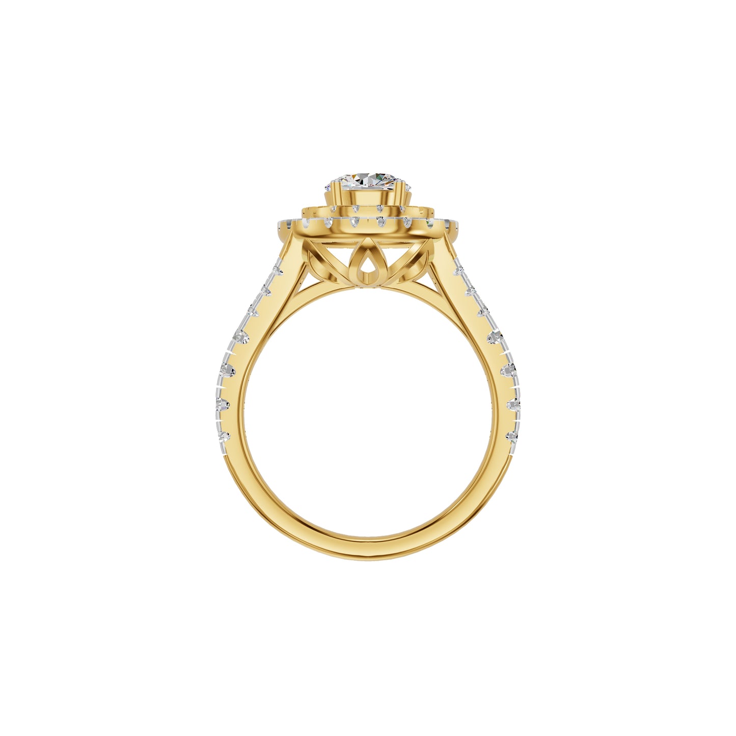 My Only Diamond Engagement Ring 18 KT / Yellow Gold / 18