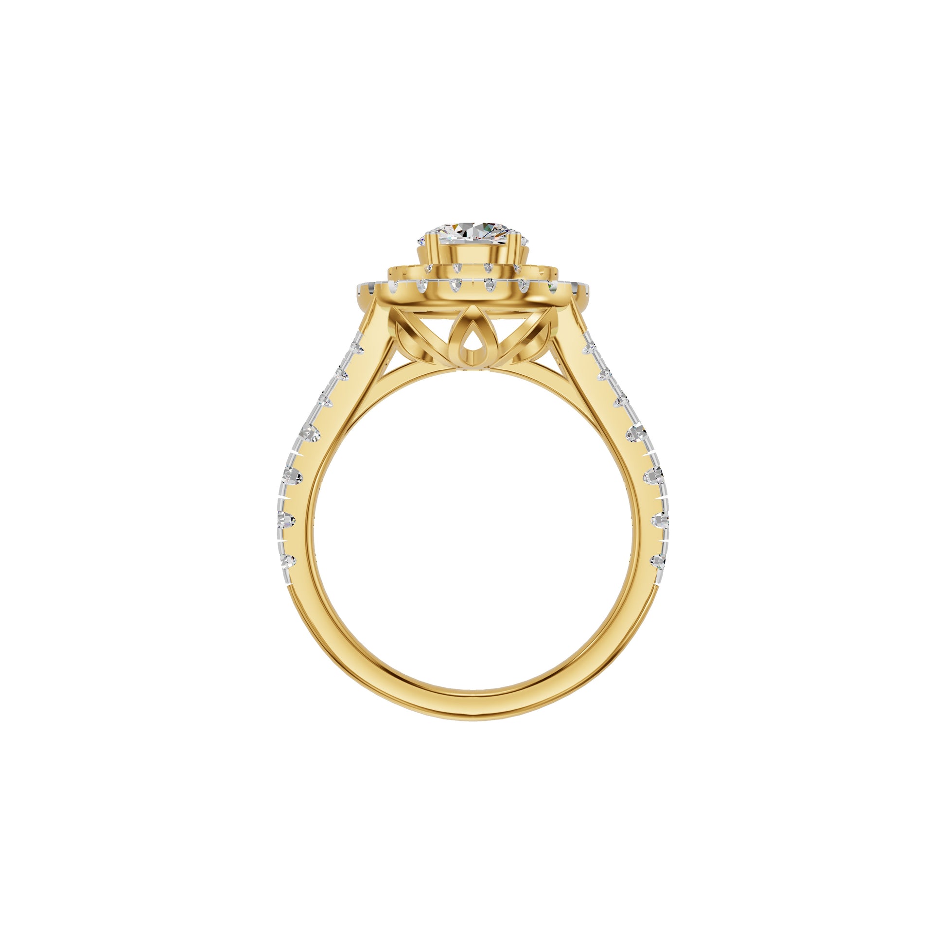 My Only Diamond Engagement Ring 18 KT / Yellow Gold / 18