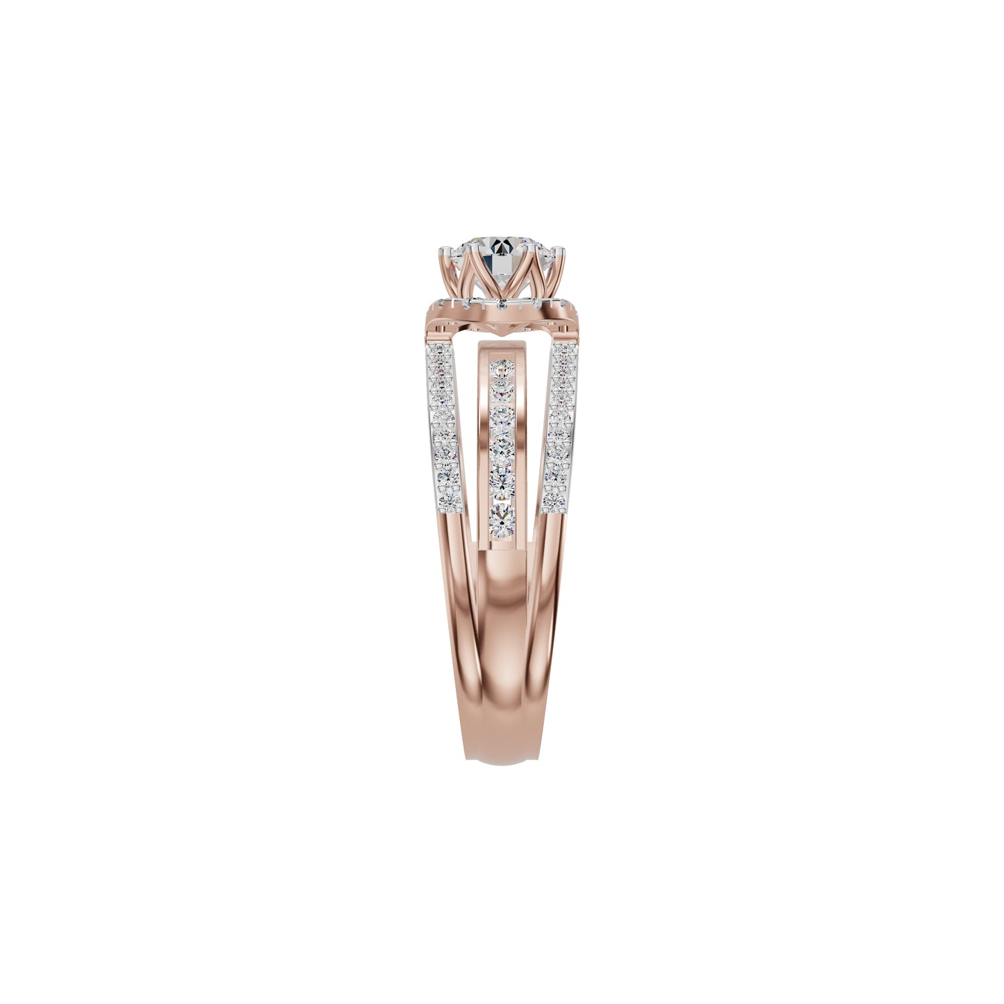 Eternal Splendor Diamond Ring 18 KT / Rose Gold / 18