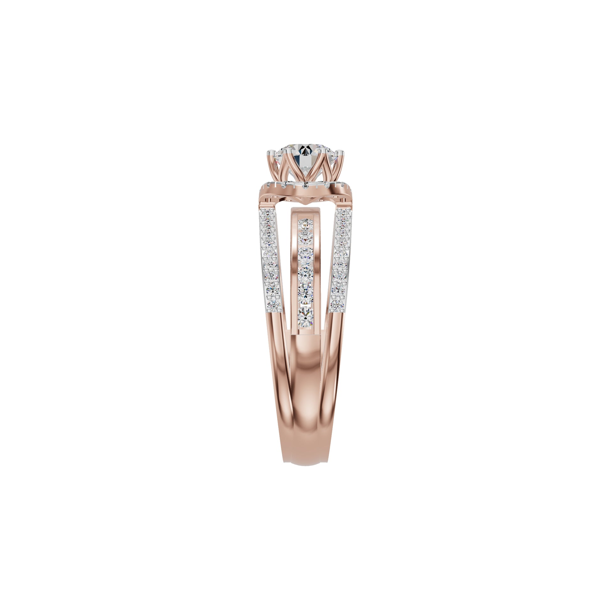 Eternal Splendor Diamond Ring 18 KT / Rose Gold / 18