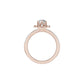 Eternal Splendor Diamond Ring 18 KT / Rose Gold / 18