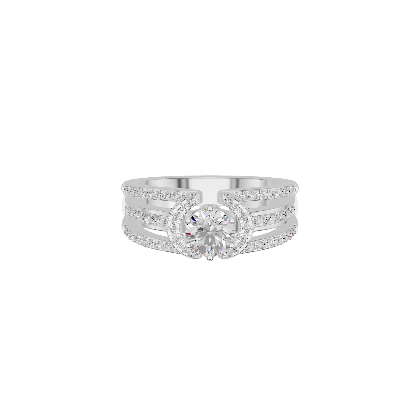 Eternal Splendor Diamond Ring 18 KT / White Gold / 18