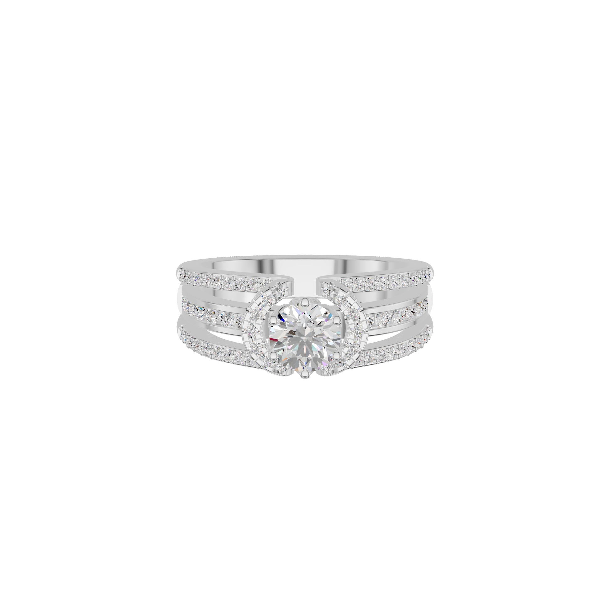 Eternal Splendor Diamond Ring 18 KT / White Gold / 18