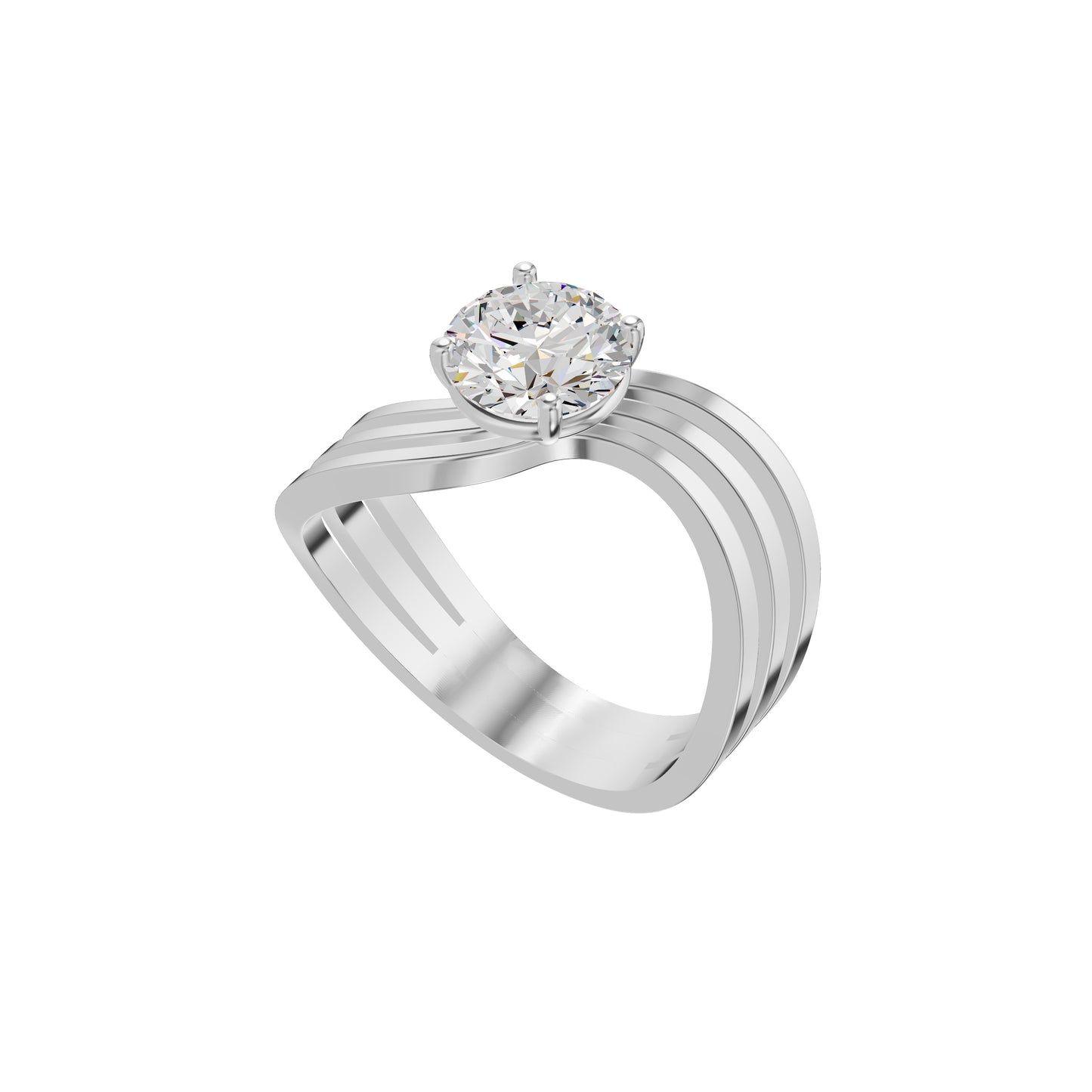 DLR002135 18 KT / White Gold / 18