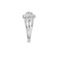 Aurora Spark Diamond Ring 18 KT / White Gold / 18