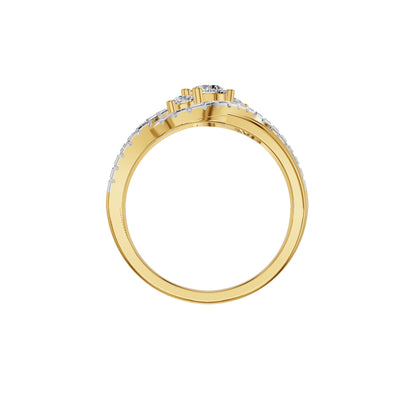 Aurora Spark Diamond Ring 18 KT / Yellow Gold / 18
