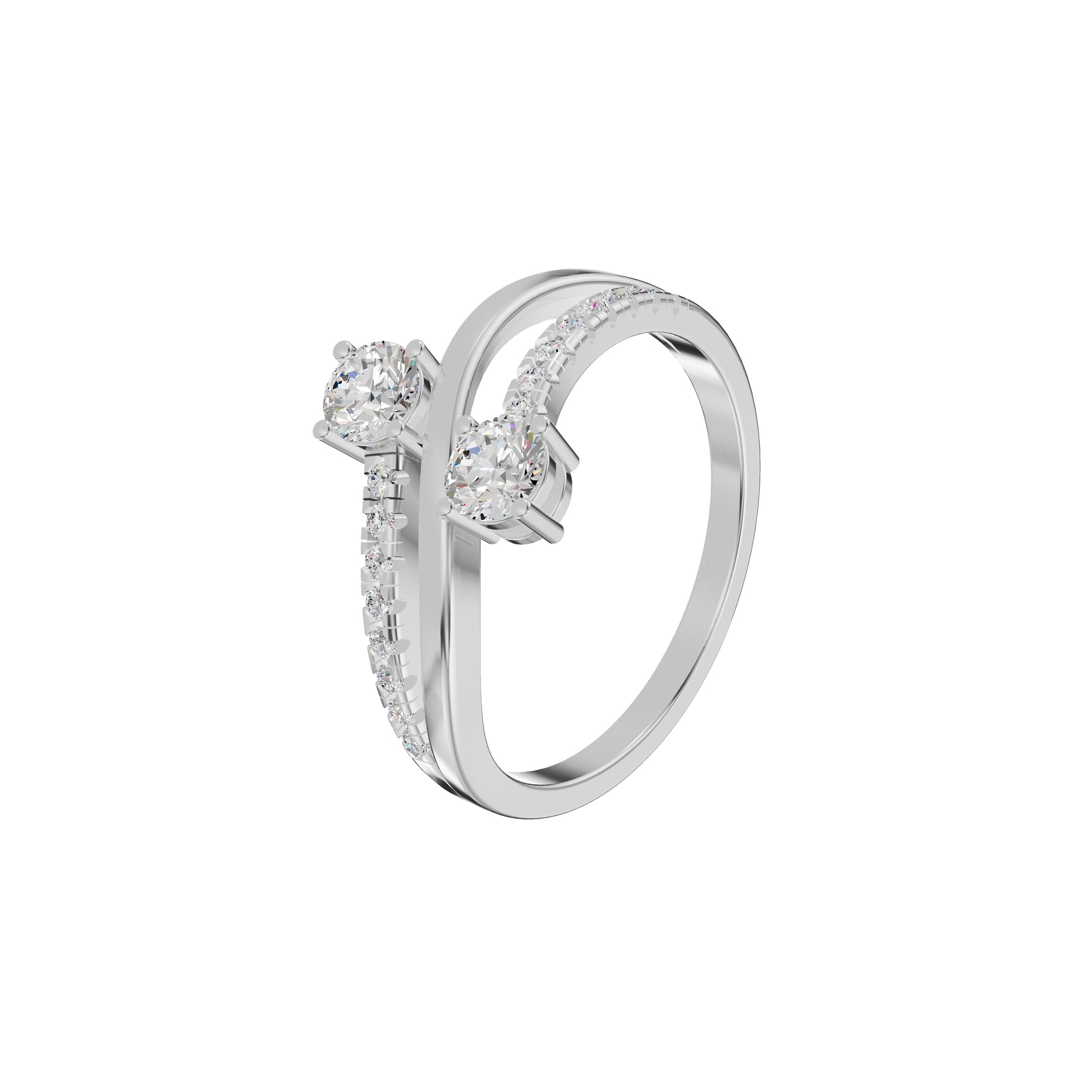 DLR002137 18 KT / White Gold / 18