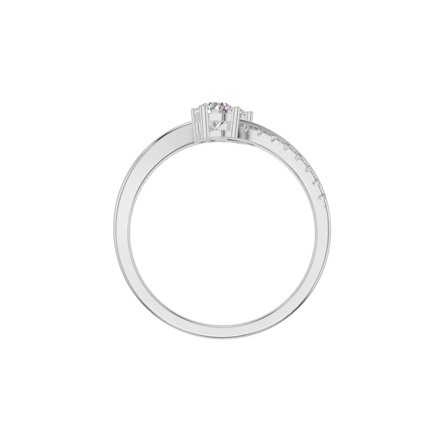 DLR002137 18 KT / White Gold / 18
