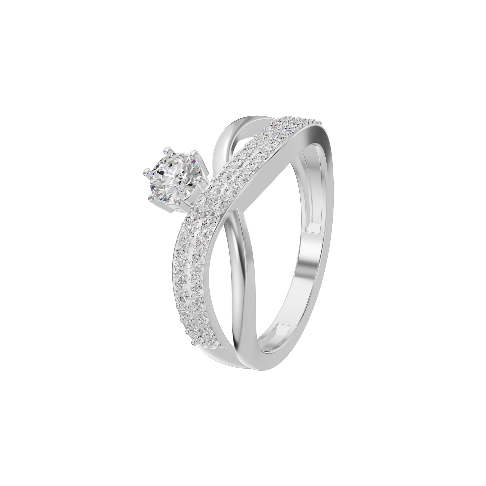 DLR002138 18 KT / White Gold / 18