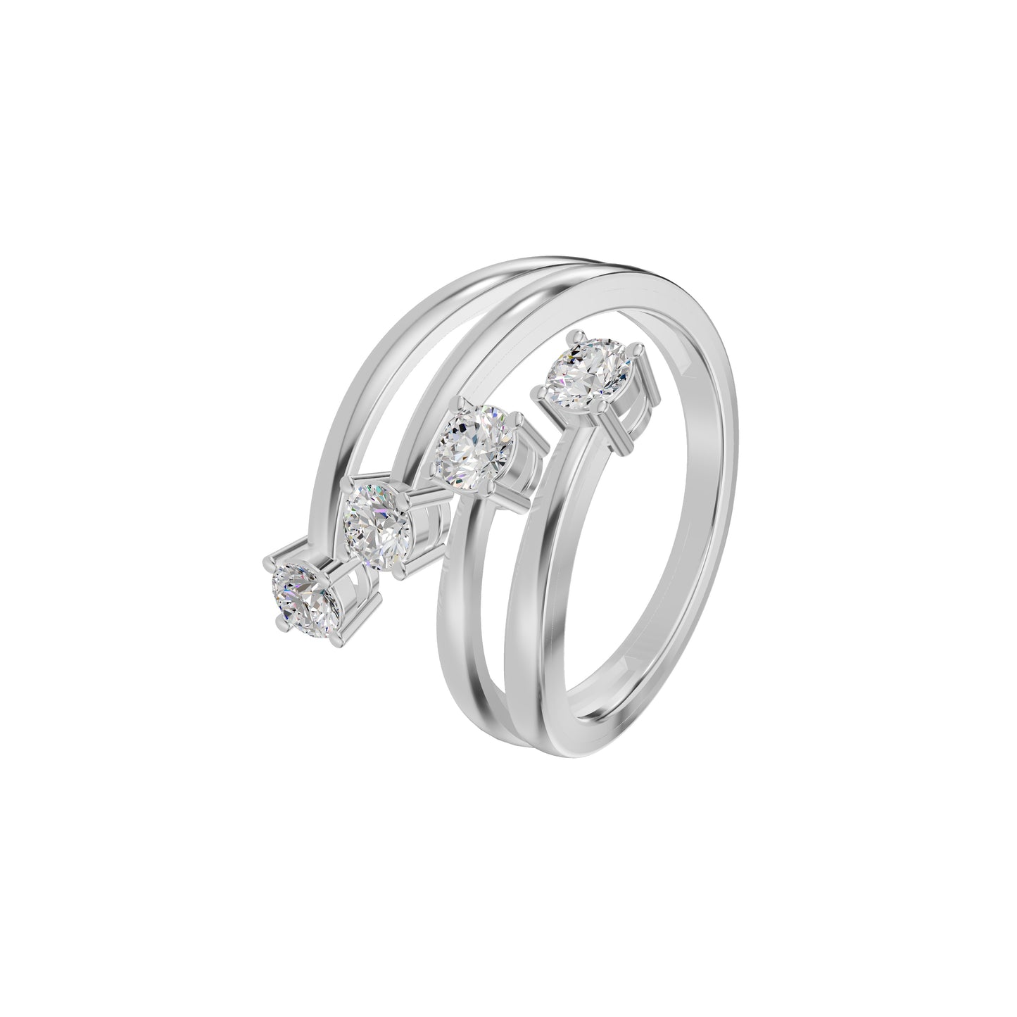 DLR002139 18 KT / White Gold / 18