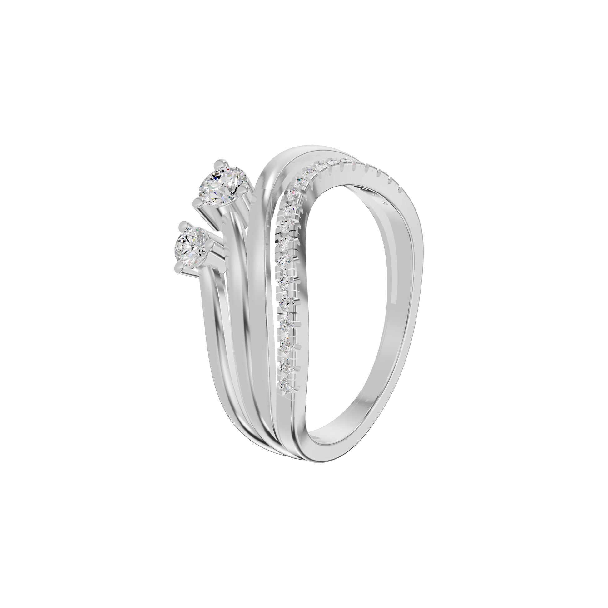 DLR002140 18 KT / White Gold / 18