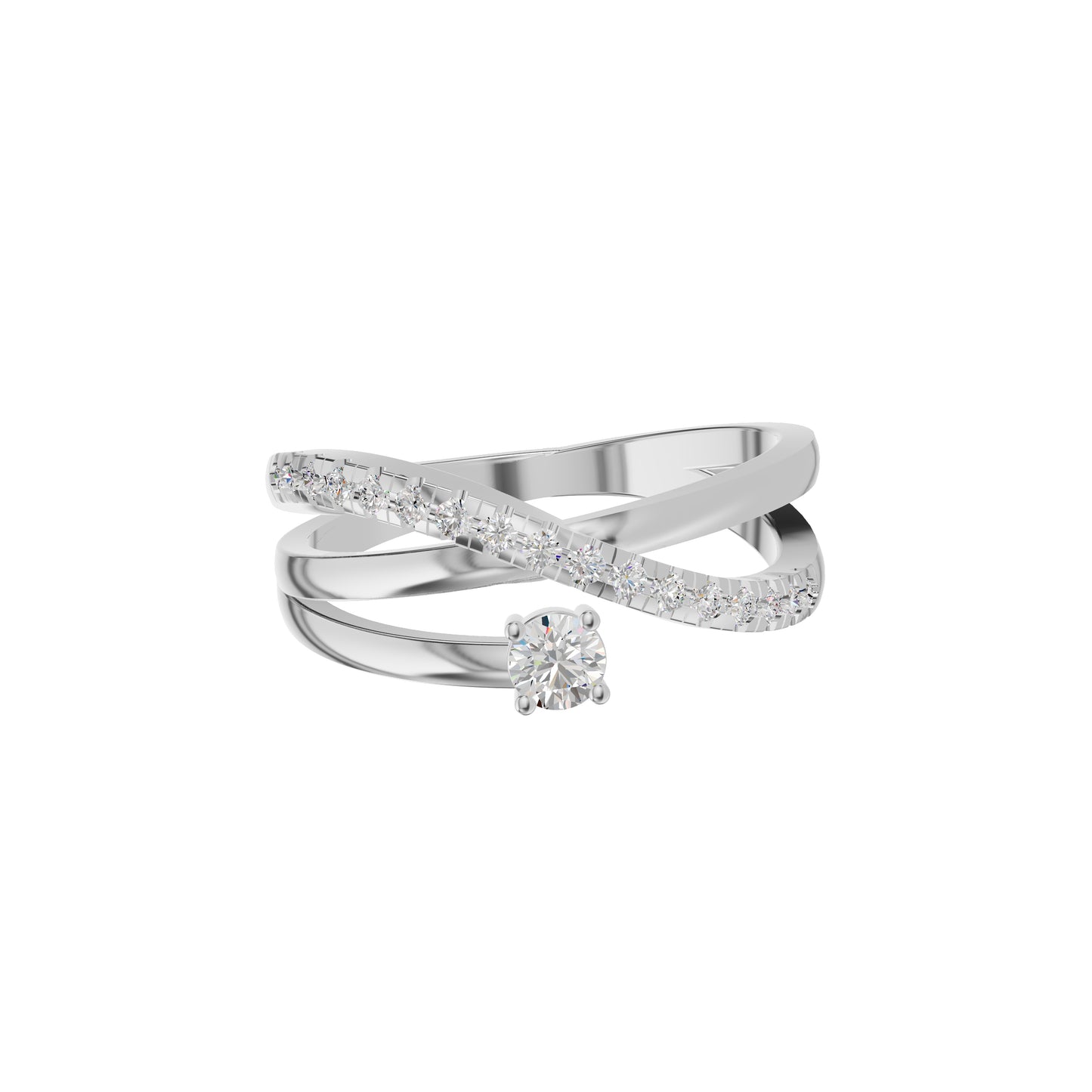 DLR002141 18 KT / White Gold / 18