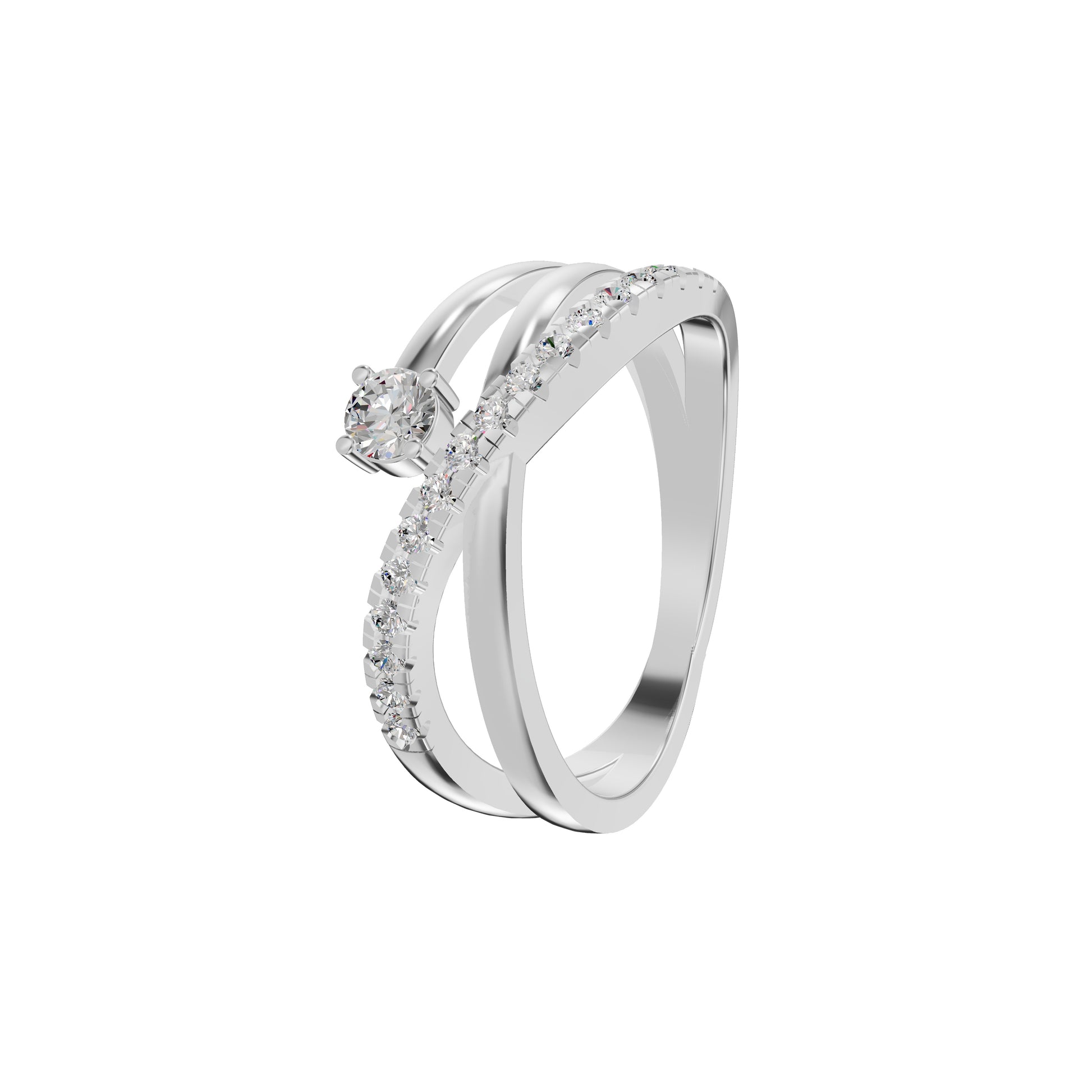 DLR002141 18 KT / White Gold / 18