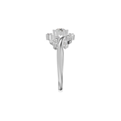 DLR002143 18 KT / White Gold / 18