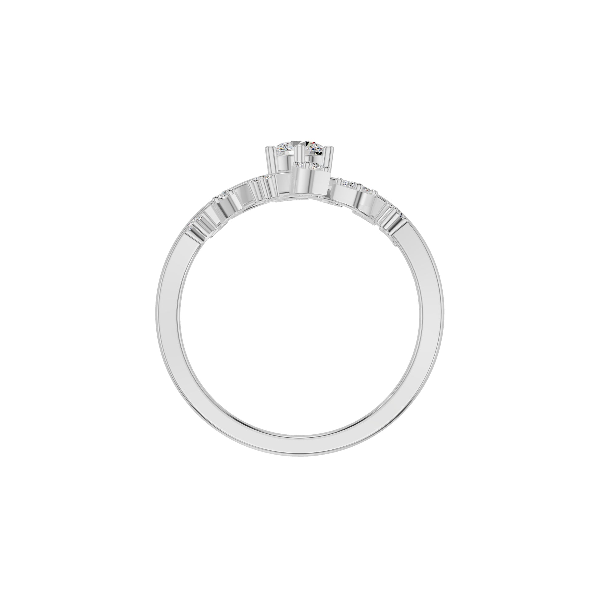 DLR002143 18 KT / White Gold / 18