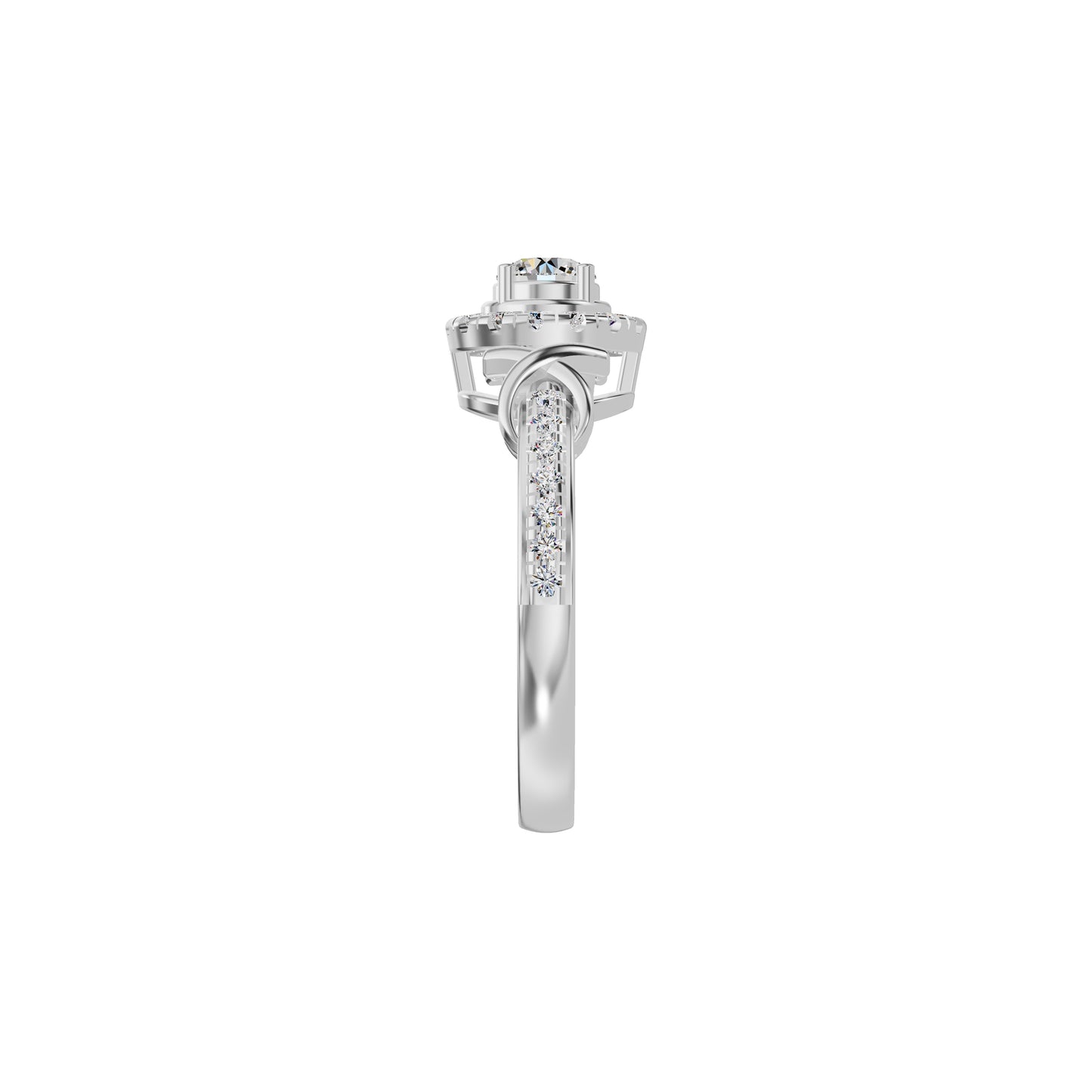 DLR002144 18 KT / White Gold / 18
