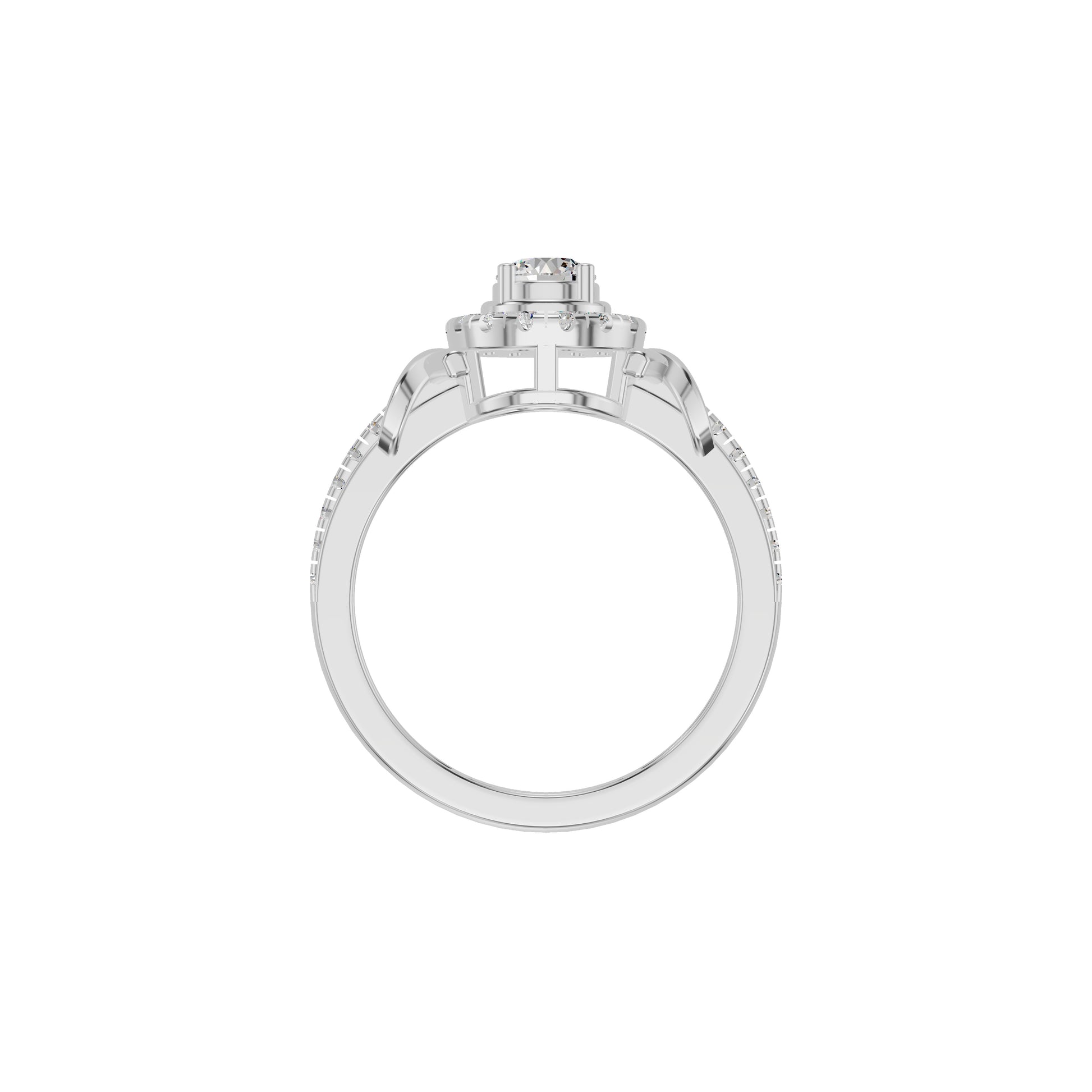 DLR002144 18 KT / White Gold / 18