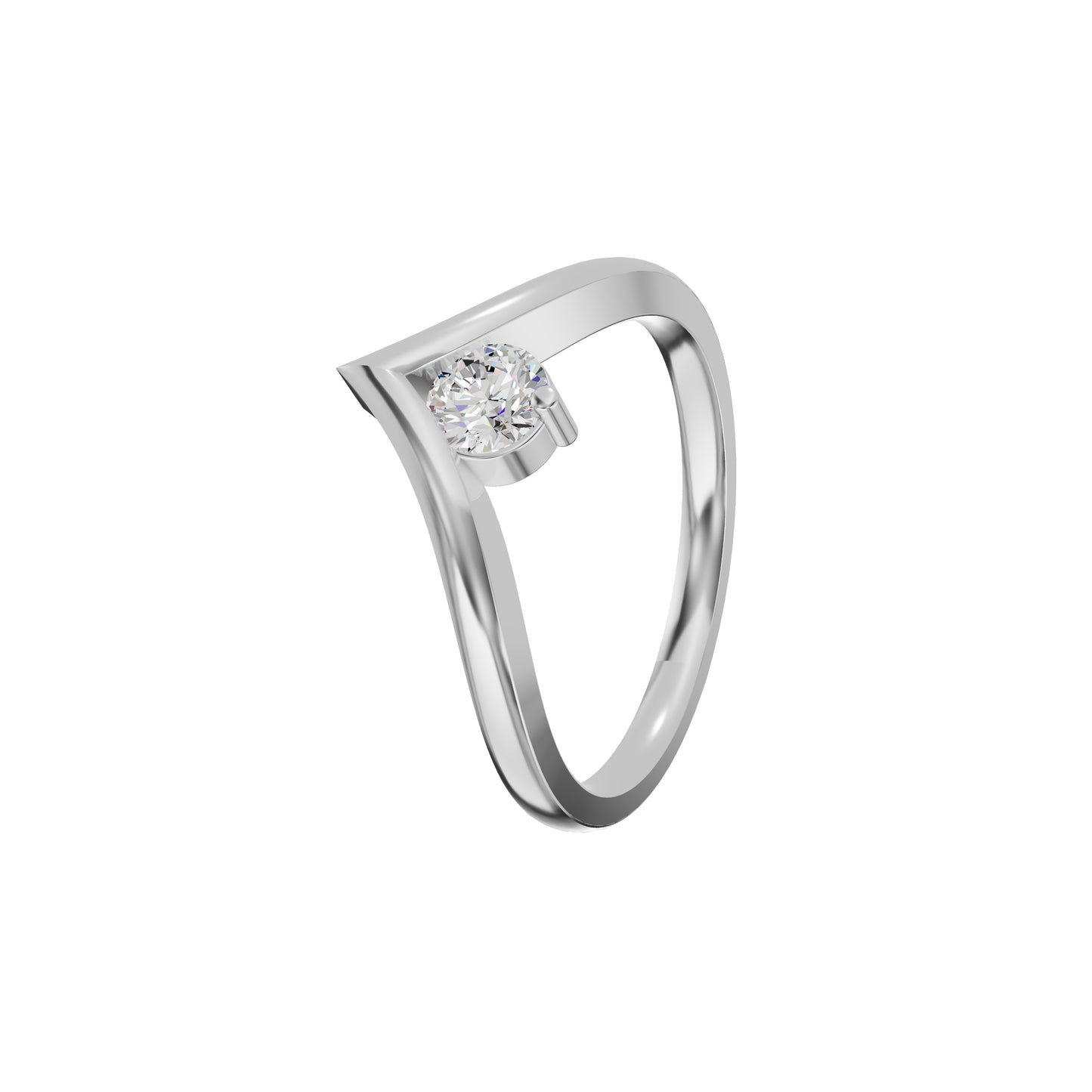 DLR002146 18 KT / White Gold / 18