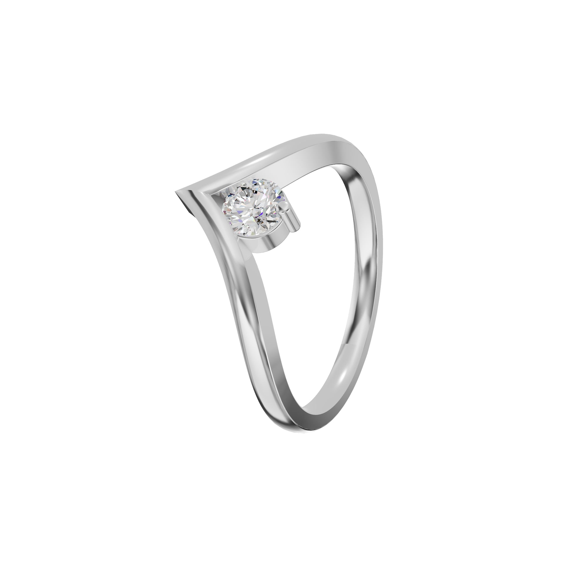 DLR002146 18 KT / White Gold / 18