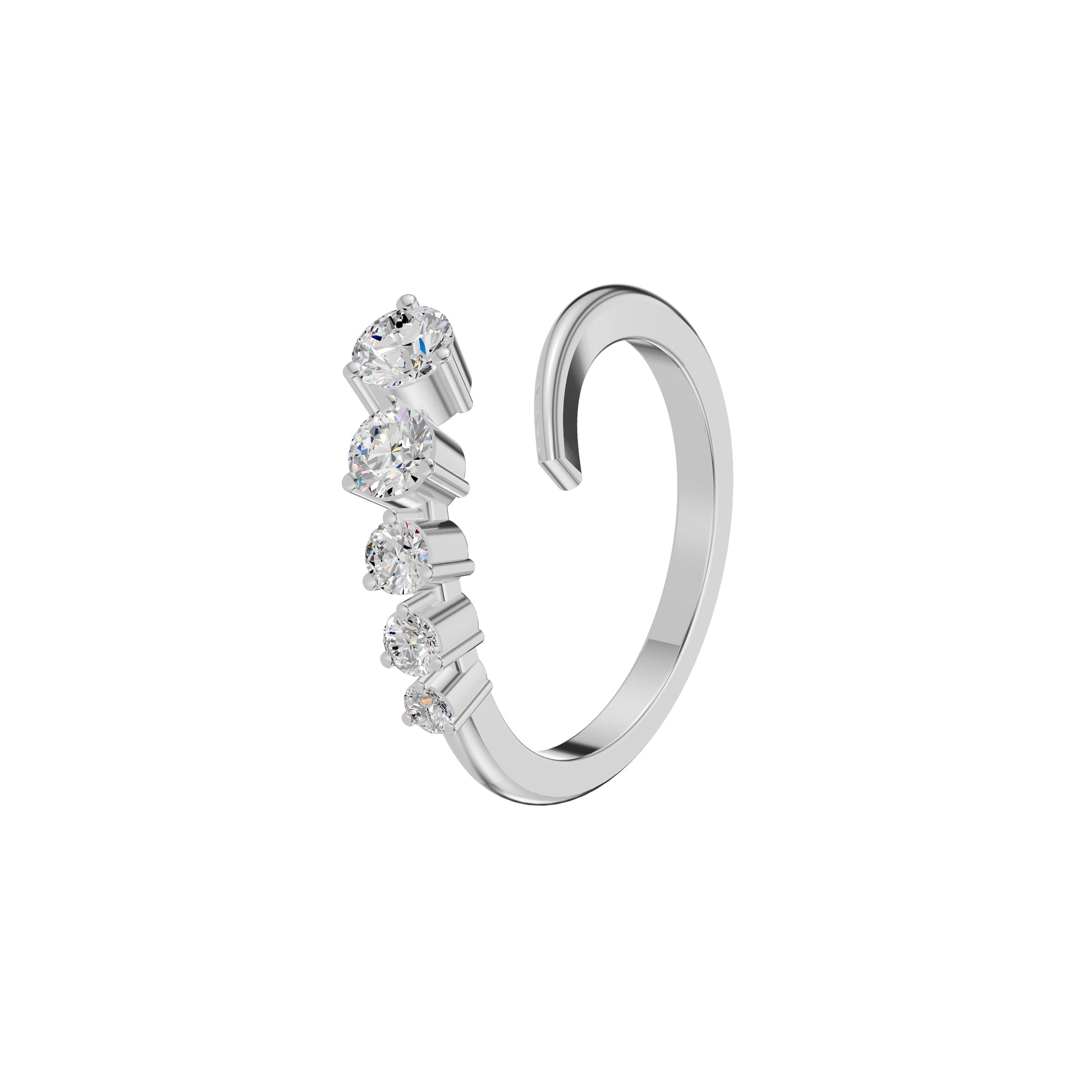DLR002147 18 KT / White Gold / 18